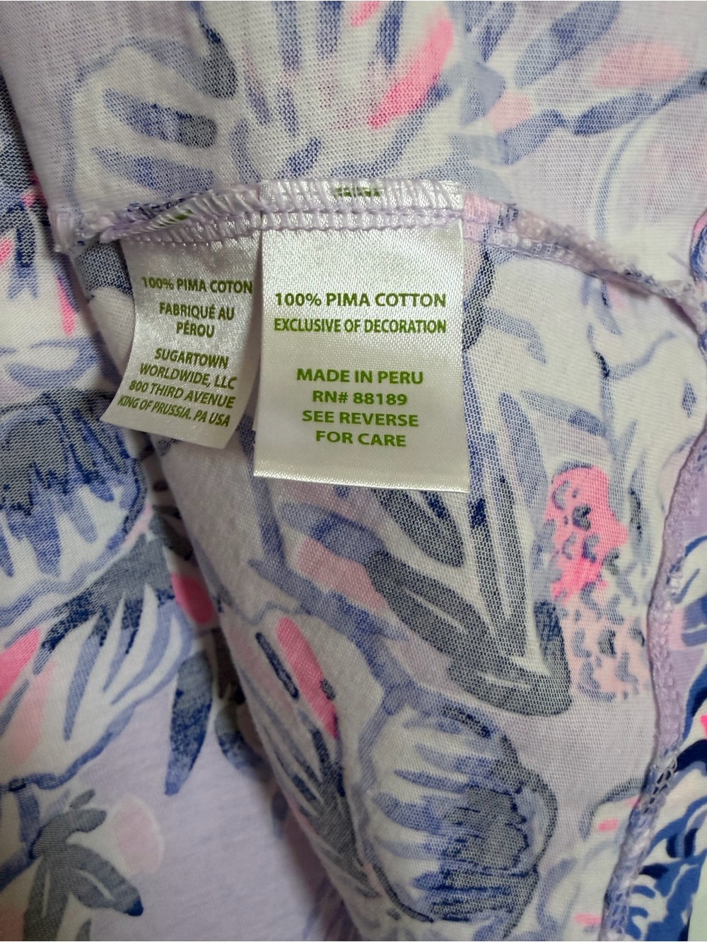 Lilly Pulitzer Margot swing dress size M Trunks in the air purple elephants - Picture 5 of 12